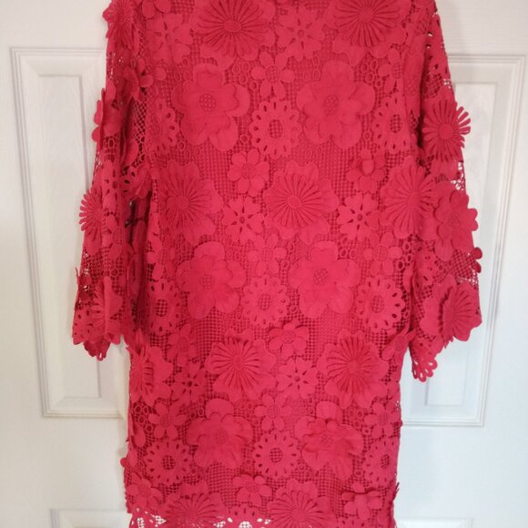 NWT! J.Marie Dress ONLY $59! Retail $168! Seraphina Floral 3D Lace Sz XS - Picture 3 of 9